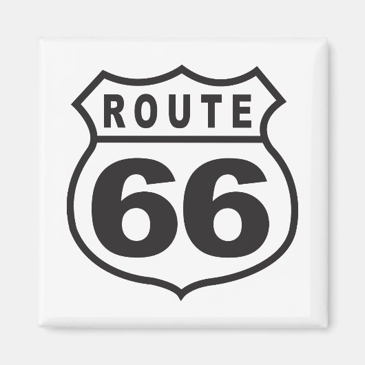 Route 66 magneet (Voorkant)