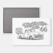 Route 66 magneet (Voorkant / Achterkant)