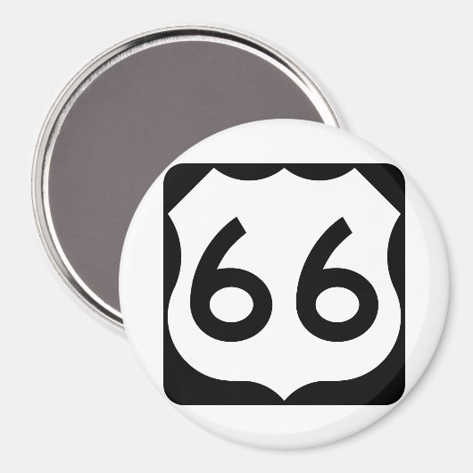 Route 66 magneet (Voorkant / Achterkant)