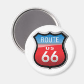 Route 66 magneet (Voorkant / Achterkant)