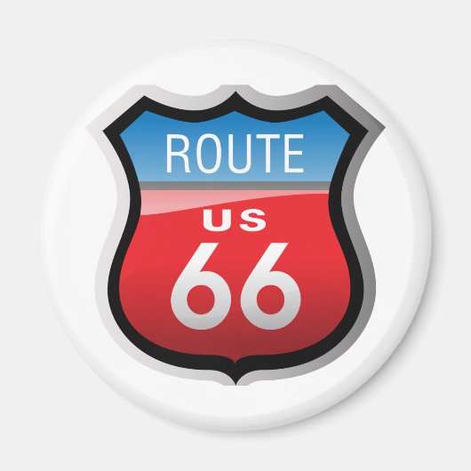 Route 66 magneet (Voorkant)
