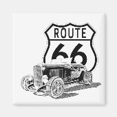 Route 66 magneet (Voorkant)