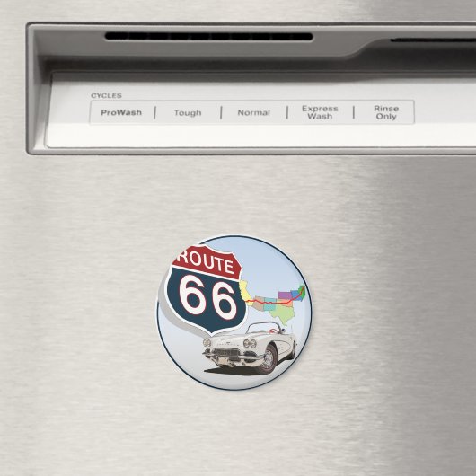 Route 66 magneet (Insitu (Vaatwasser))