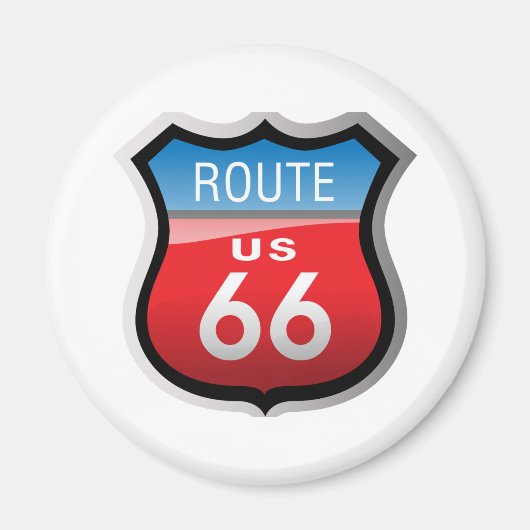 Route 66 magneet (Voorkant)