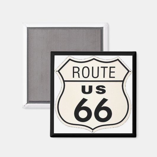 Route 66 Magnet (Voorkant / Achterkant)