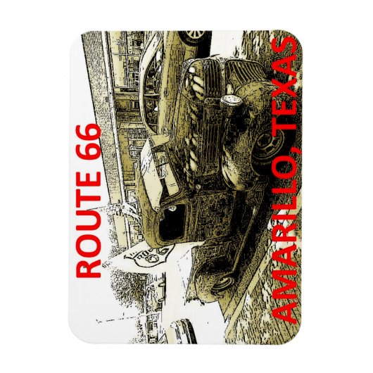 Route 66 Magnet Magneet (Verticaal)