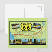  Route 66 Main Street of America Briefkaart (Voorkant / Achterkant)