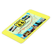 Route 66 Main Street of America  Briefkaart Magneet (Linkerzijde)