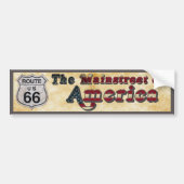 Route 66 Mainstreet of America Bumpersticker (Voorkant)