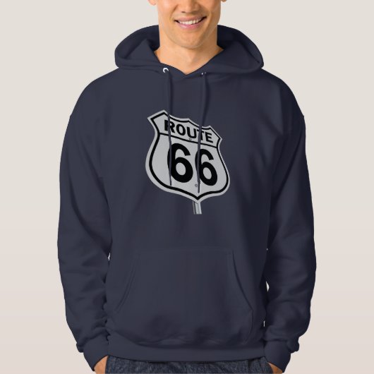 Route 66 Mannen hoodie. Hoodie (Voorkant)