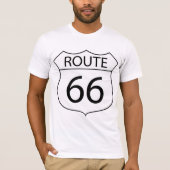 Route 66 Mannen T-shirt (Voorkant)