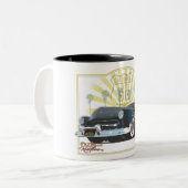 Route 66 Merc Tweekleurige Koffiemok (Voorkant links)