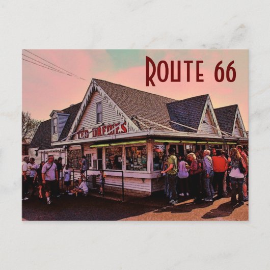 Route 66 (Missouri) Briefkaart (Voorkant)