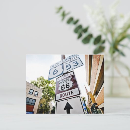 Route 66 Moeder Road Briefkaart (Staand voorkant)