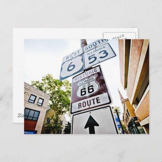 Route 66 Moeder Road Briefkaart (Voorkant / Achterkant)