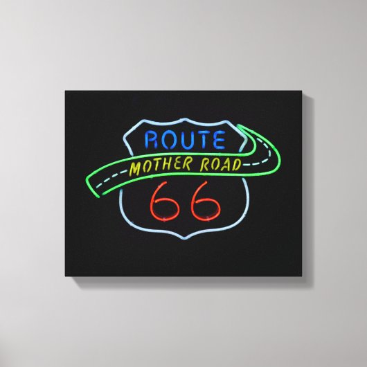 Route 66 Moeder Road Canvas Afdruk (Voorkant)