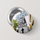Route 66 Moeder Road Ronde Button 5,7 Cm (Voorkant /achterkant)