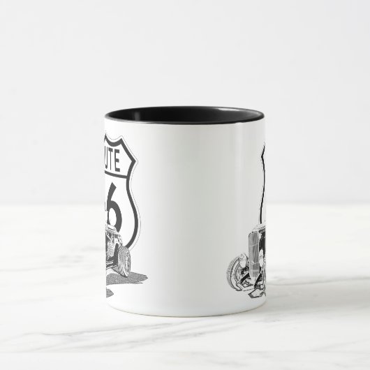 Route 66 Mok van de Kofffee van het Ontwerp (Midden)