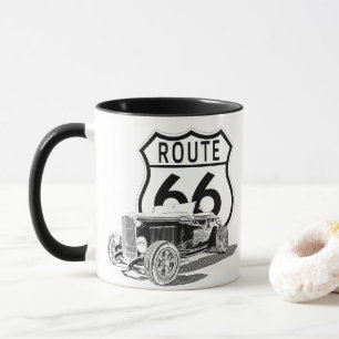 Route 66 Mok van de Kofffee van het Ontwerp