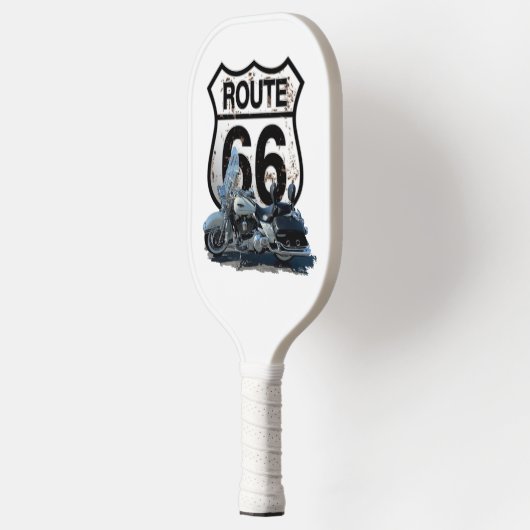 Route 66 motorfiets Pickleball paddle (Links)