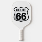 Route 66 motorfiets Pickleball paddle (Achterkant)