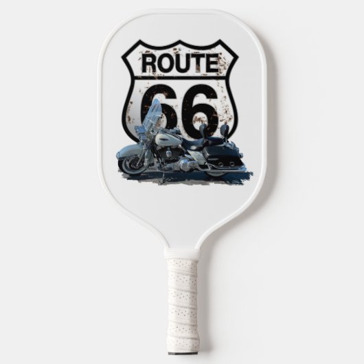 Route 66 motorfiets Pickleball paddle (Voorkant)