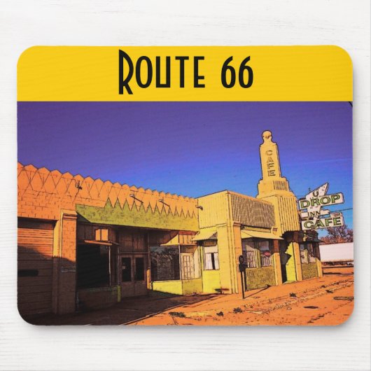 Route 66 Mousepad Muismat (Voorkant)