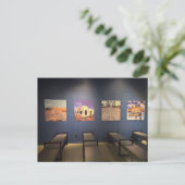 Route 66 Museum Expositiewand Briefkaart (Staand voorkant)