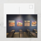 Route 66 Museum Expositiewand Briefkaart (Voorkant / Achterkant)