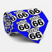 ROUTE 66 NECKTIE STROPDAS (Opgerold)