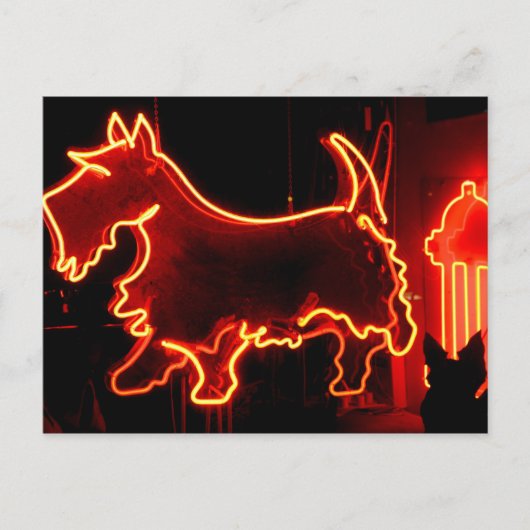 Route 66 neon bord briefkaart (Voorkant)