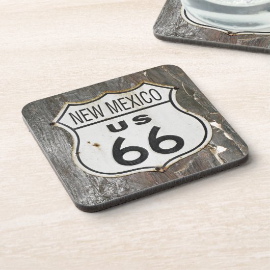 Route 66 New Mexico Bier Onderzetter (Linkerzijde)