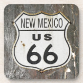 Route 66 New Mexico Bier Onderzetter (Voorkant)