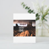 Route 66 new Mexico Briefkaart (Staand voorkant)