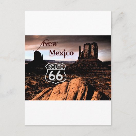 Route 66 new Mexico Briefkaart (Voorkant)