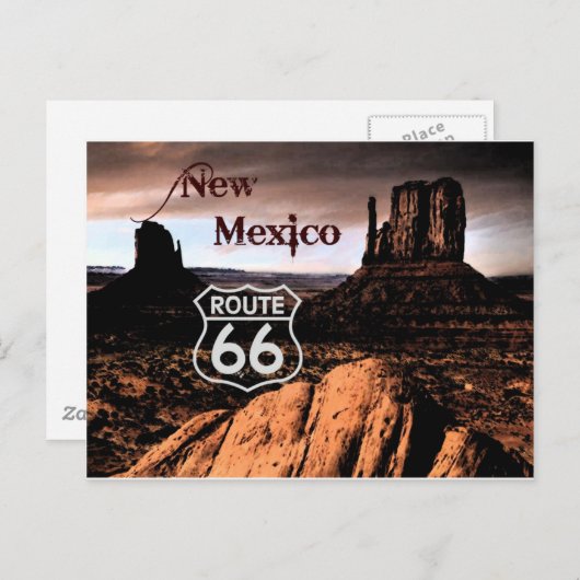 Route 66 New Mexico Briefkaart (Voorkant / Achterkant)
