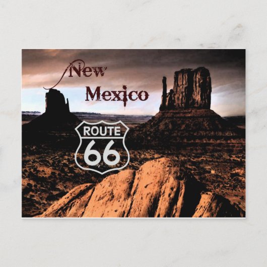Route 66 New Mexico Briefkaart (Voorkant)