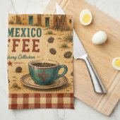route 66 New Mexico Coffee Kitchen Cafe Stijl Theedoek (Quarter Fold)