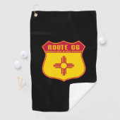 Route 66 New Mexico Golfhanddoek (Insitu)