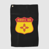 Route 66 New Mexico Golfhanddoek (Voorkant)