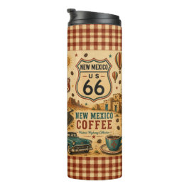 Route 66 New Mexico Koffie Zuidwest Roadtrip Thermosbeker