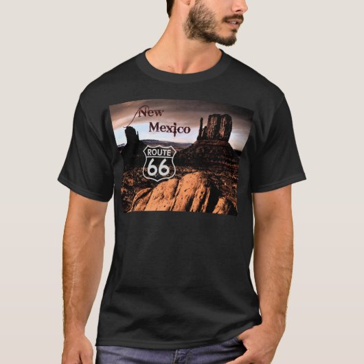 Route 66 new Mexico T-shirt (Voorkant)