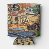  Route 66, nostalgisch poster. Blikjeskoeler (Voorkant)