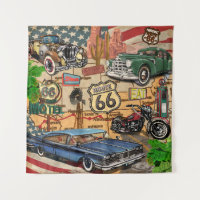 Route 66, nostalgisch poster.
