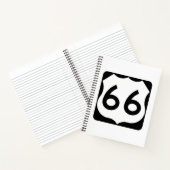 Route 66 notitieboek (Binnen)