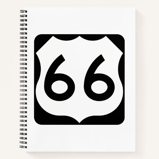 Route 66 notitieboek (Voorkant)