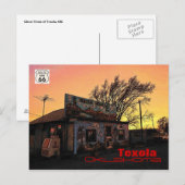 Route 66 (o.k.) Briefkaart (Voorkant / Achterkant)