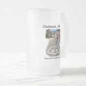 Route 66 Oatman Arizona Burros on the Street Matglas Bierpul (Voorkant rechts)