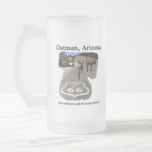 Route 66 Oatman Arizona Burros on the Street Matglas Bierpul (Links)