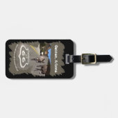 Route 66 Oatman AZ Burros On Street Bagagelabel (Voorkant horizontaal)